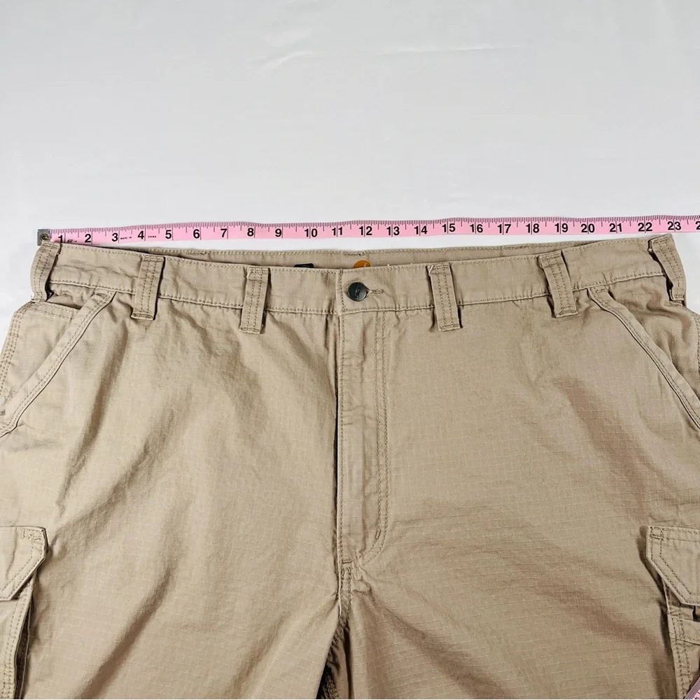 Carhartt Force Relaxed Fit Men's Beige Khaki Cargo Shorts Outdoor Workwear sz 46